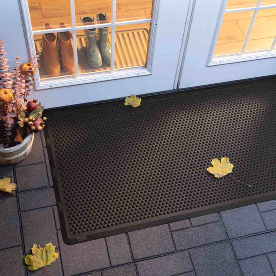 outdoor rubber waterproof door mat by weathertech