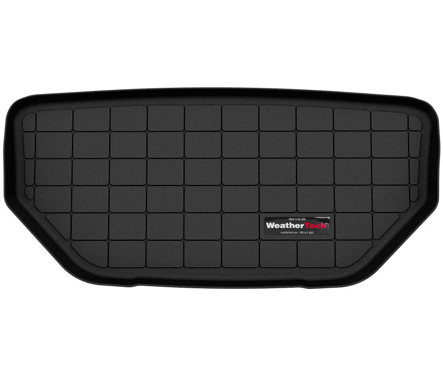 weathertech custom-fit 100% waterproof front cargo mat for tesla model S 2021-2026 