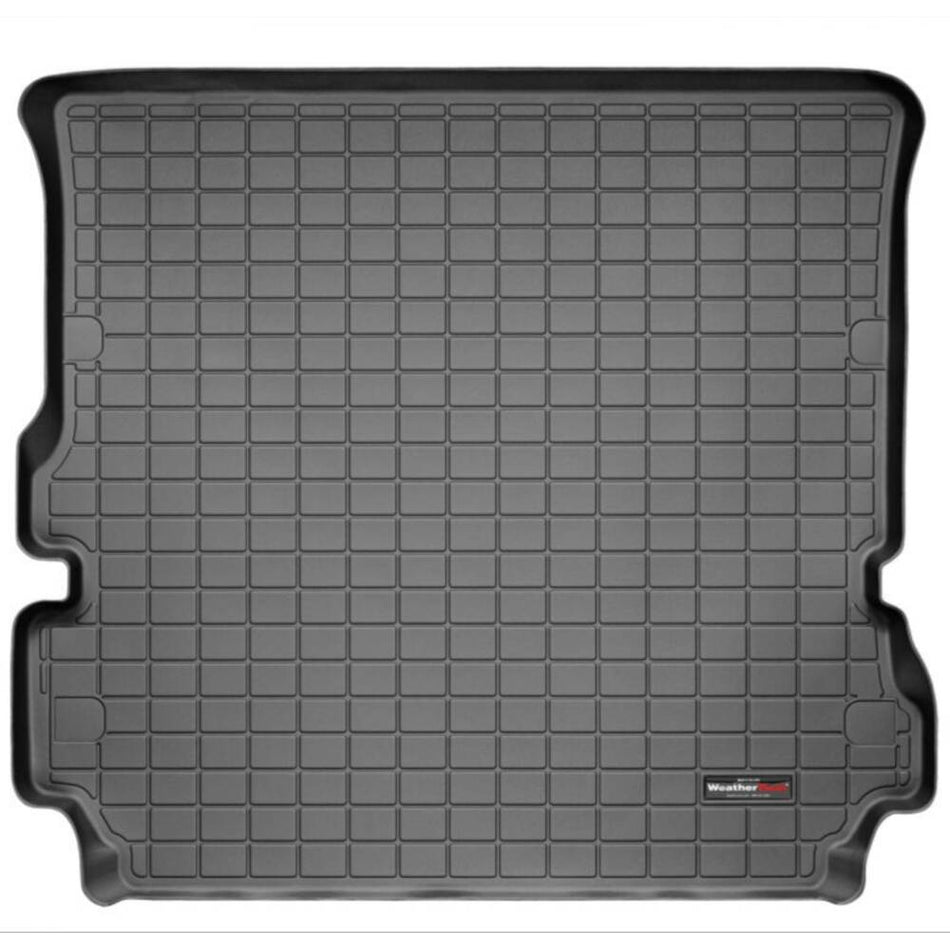 Black WeatherTech Cargo Mat for Land Rover Discovery LR3 and LR4