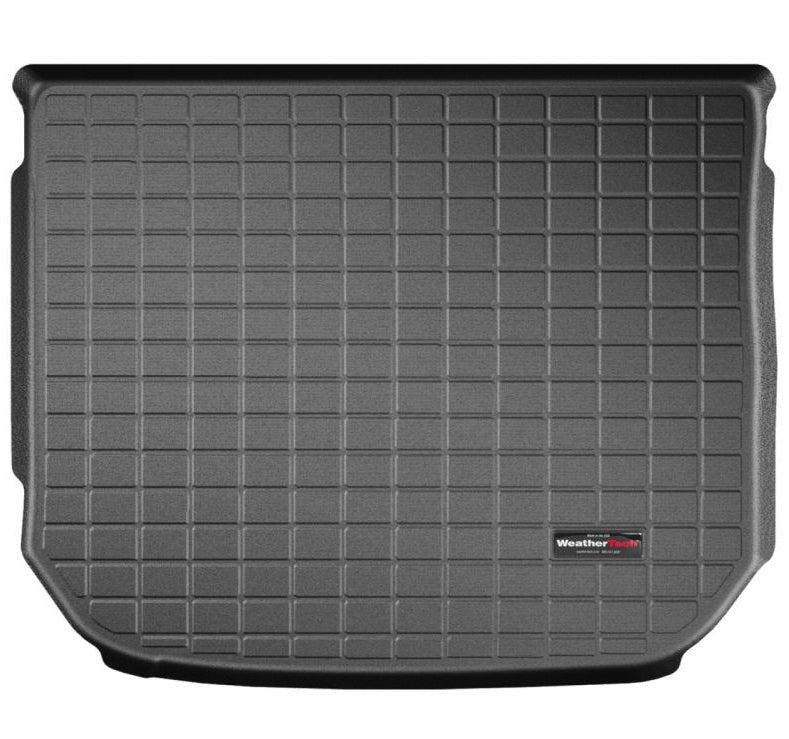 WeatherTech Audi TT black cargo mat 2014-2024 custom fit.