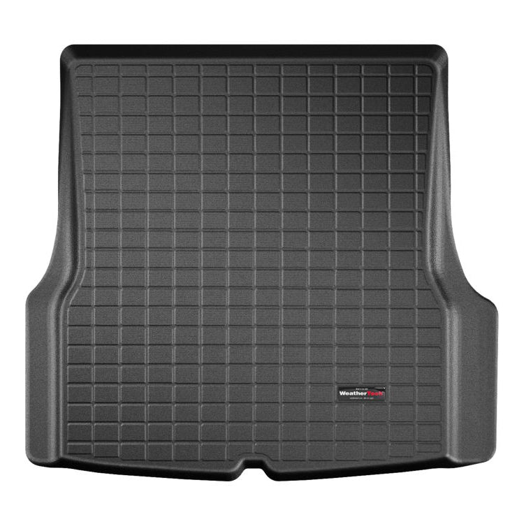 Maßgeschneiderte schwarze Kofferraumwanne für das Tesla Model S (Baujahre 2015–2020) von WeatherTech