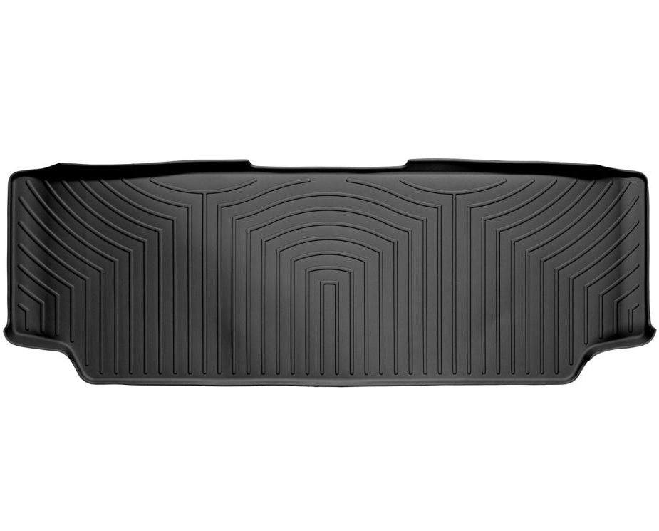 WeatherTech Dodge Caravan 2nd row black floor mat for 2nd row bench seating
