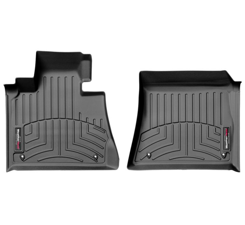 custom-fit black bmw X5 E53 1st row floor mat by weathertech