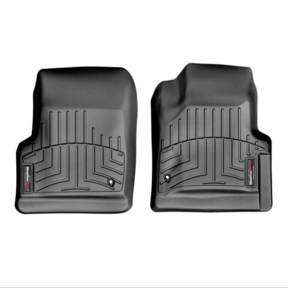 Black 1st row Jeep Wrangler YJ and TJ car mat by weathertech
