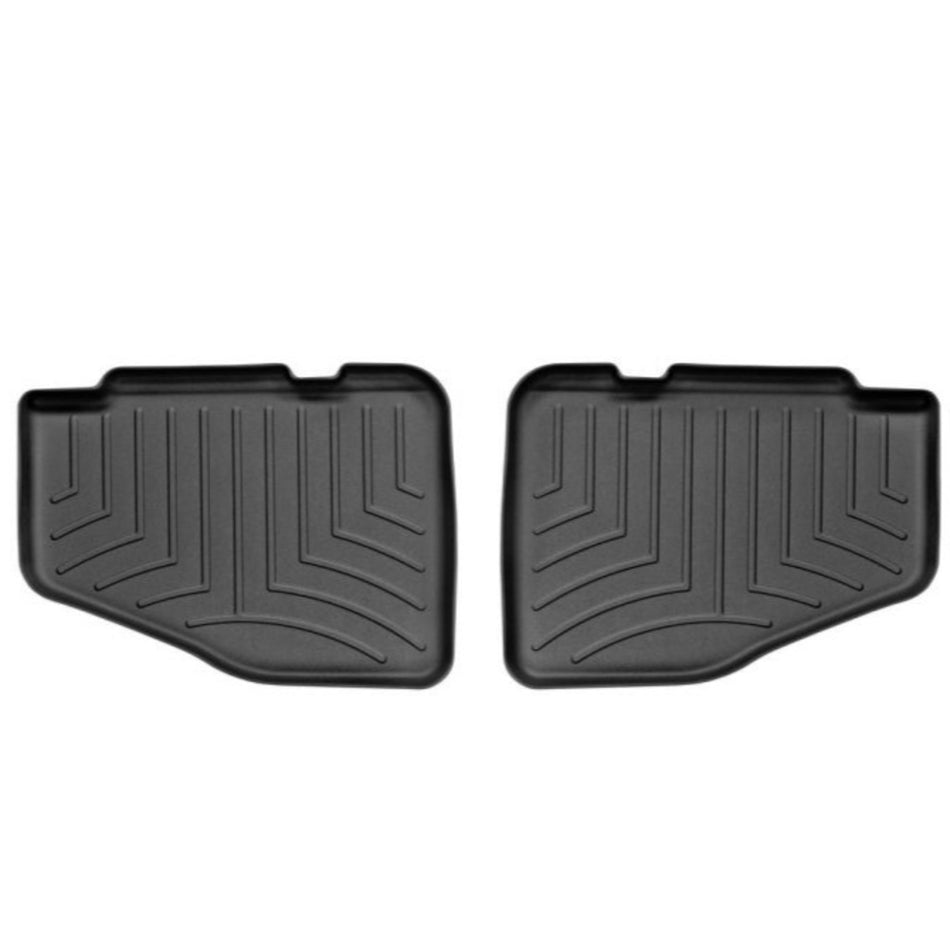 Black 2nd row Jeep Wrangler YJ, TJ car floor mats by weathertech