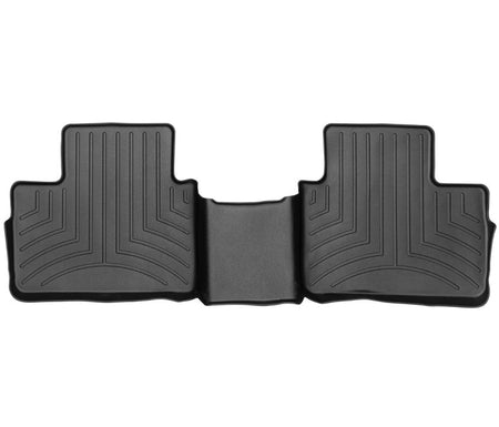 custom fit 2nd row black renault talisman 2nd row floorliner by weathertech