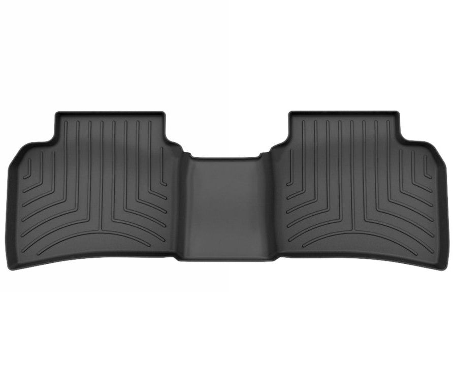 Custom fit 2nd row black Cadillac XT4 floor liner by weathertech