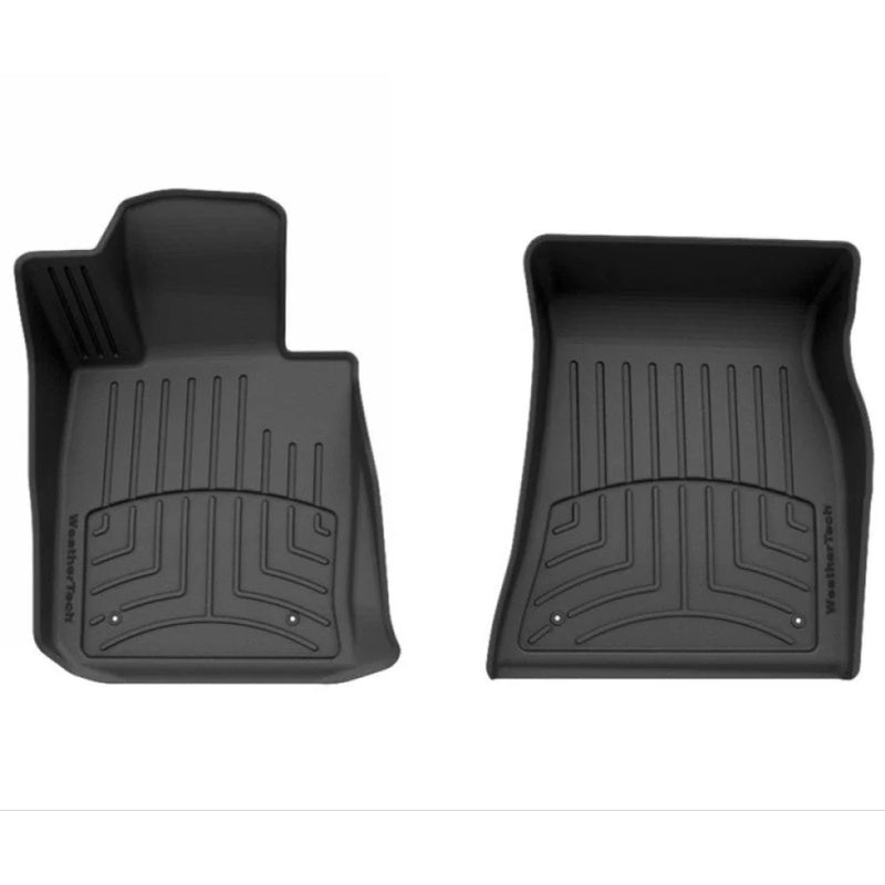 BMW 3-Series G20 G21 1st row premium black custom fit car floor mat by weathertech