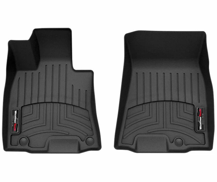 custom fit weathertech black 1st row floorliners for genesis gv70 electrified