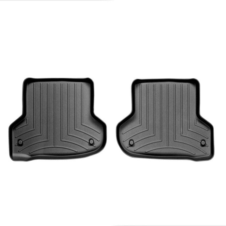 WeatherTech custom-fit, 100% waterproof Audi A3 8P black 2nd row car floor mats