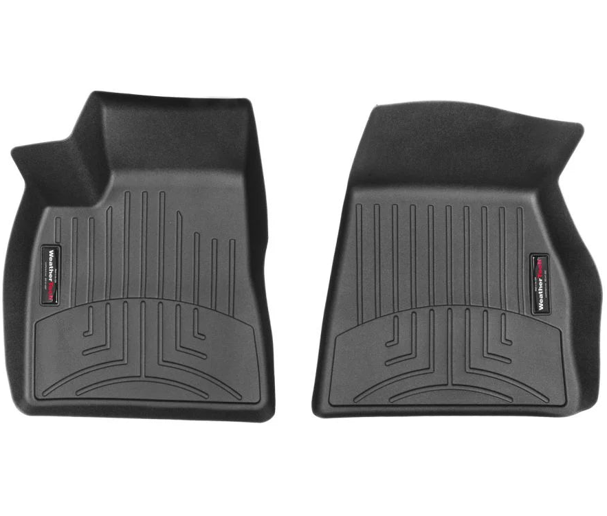 WeatherTech Tesla Model S (2016-2019) 1st row black custom-fit, 100% waterproof floor mat