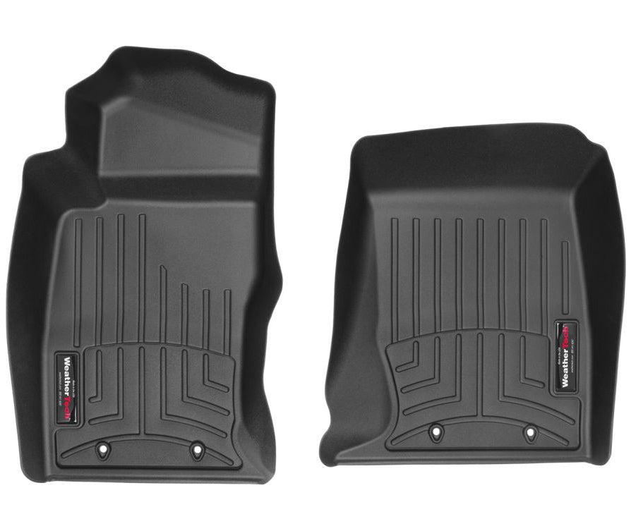 448311 Tapis de sol WeatherTech noir pour la 1ère Rangée de la Jaguar F-Type