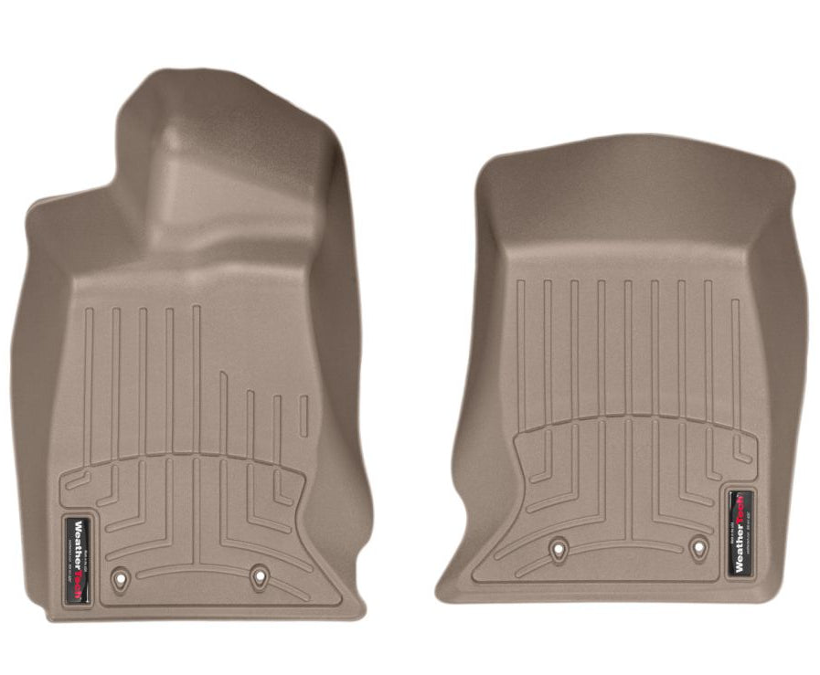 456741 tan jaguar xk-series 1st row weathertech car floor mat - custom fit