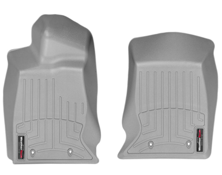 Grey 1st row jaguar xk-series car floorliner custom fit by weathertech