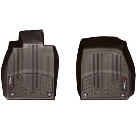 WeatherTech Porsche 911 991 cocoa 1st row custom fit floor liner