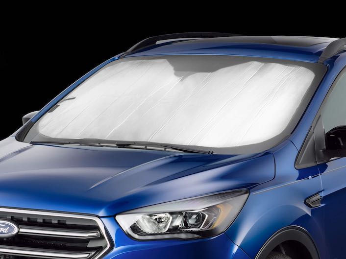 Load video: Custom-fit vehicle sunshades by WeatherTech, 100% UV protection, find yours.