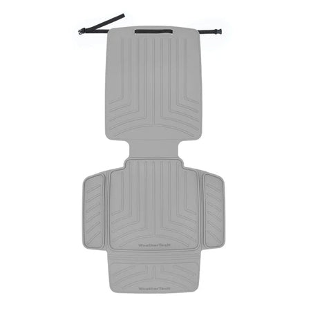 Car child seat protector in grey by weathertech with seat and seat back