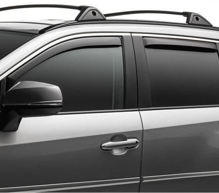828661M custom fit grey mazda cx-9 side window deflectors by weathertech