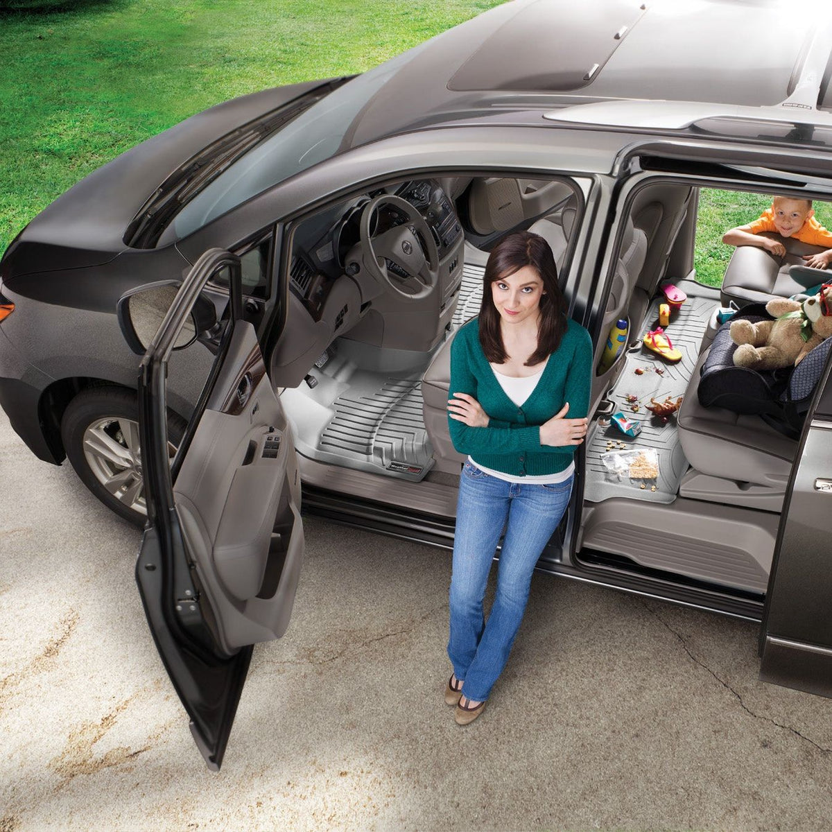 Tapis de Voiture individuel pour la 3ème Rangée de la Dodge Durango WD (2011-2024) - WeatherTech CH