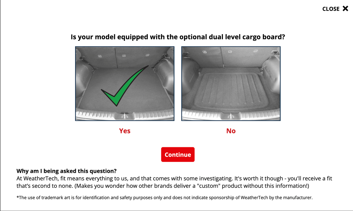 Kia Niro (2023-2025) Cargo Mat - WeatherTech CH