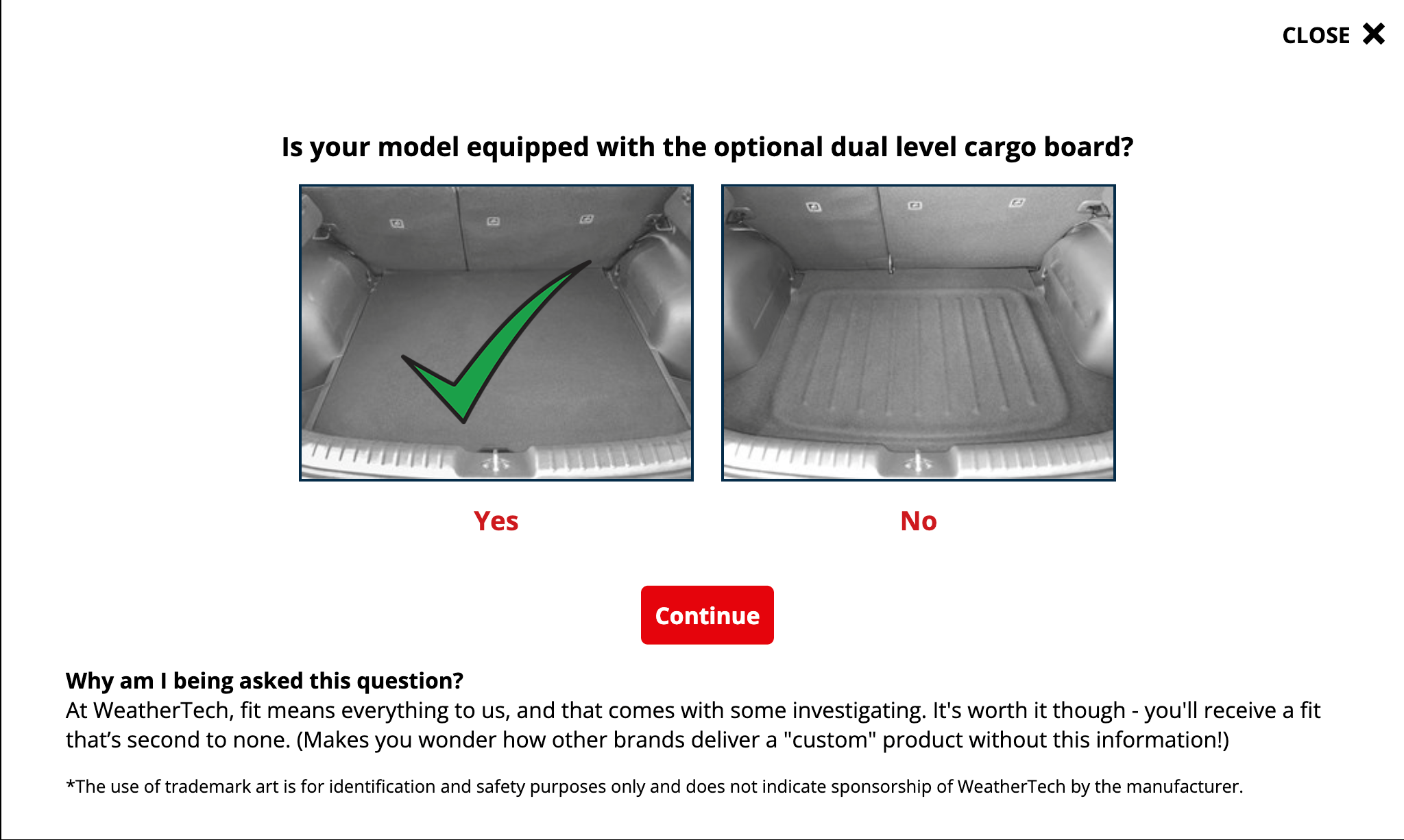 Kia Niro (2023-2025) Cargo Mat - WeatherTech CH