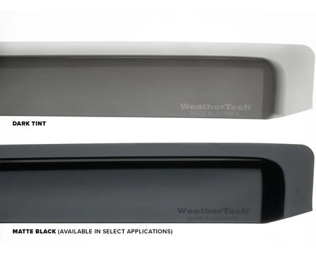 WeatherTech Dark Grey and Black Front Side Window Vehicle deflectors