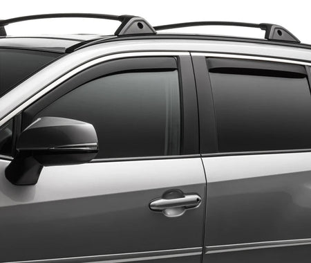 828661MB custom fit black mazda cx-9 side window deflectors by weathertech