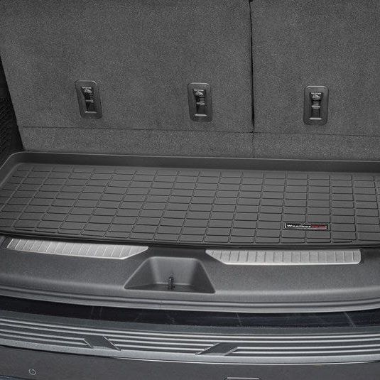 WeatherTech Tapis de Coffre Chevrolet Tahoe (2021-2024) Tapis de Coffre (derrière la 3ème Rangée) Bac de Coffre, protection solaire, tapis de sol pour voiture