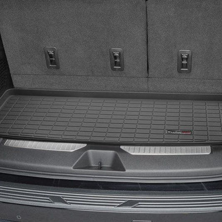 WeatherTech Tapis de Coffre Chevrolet Tahoe (2021-2024) Tapis de Coffre (derrière la 3ème Rangée) Bac de Coffre, protection solaire, tapis de sol pour voiture