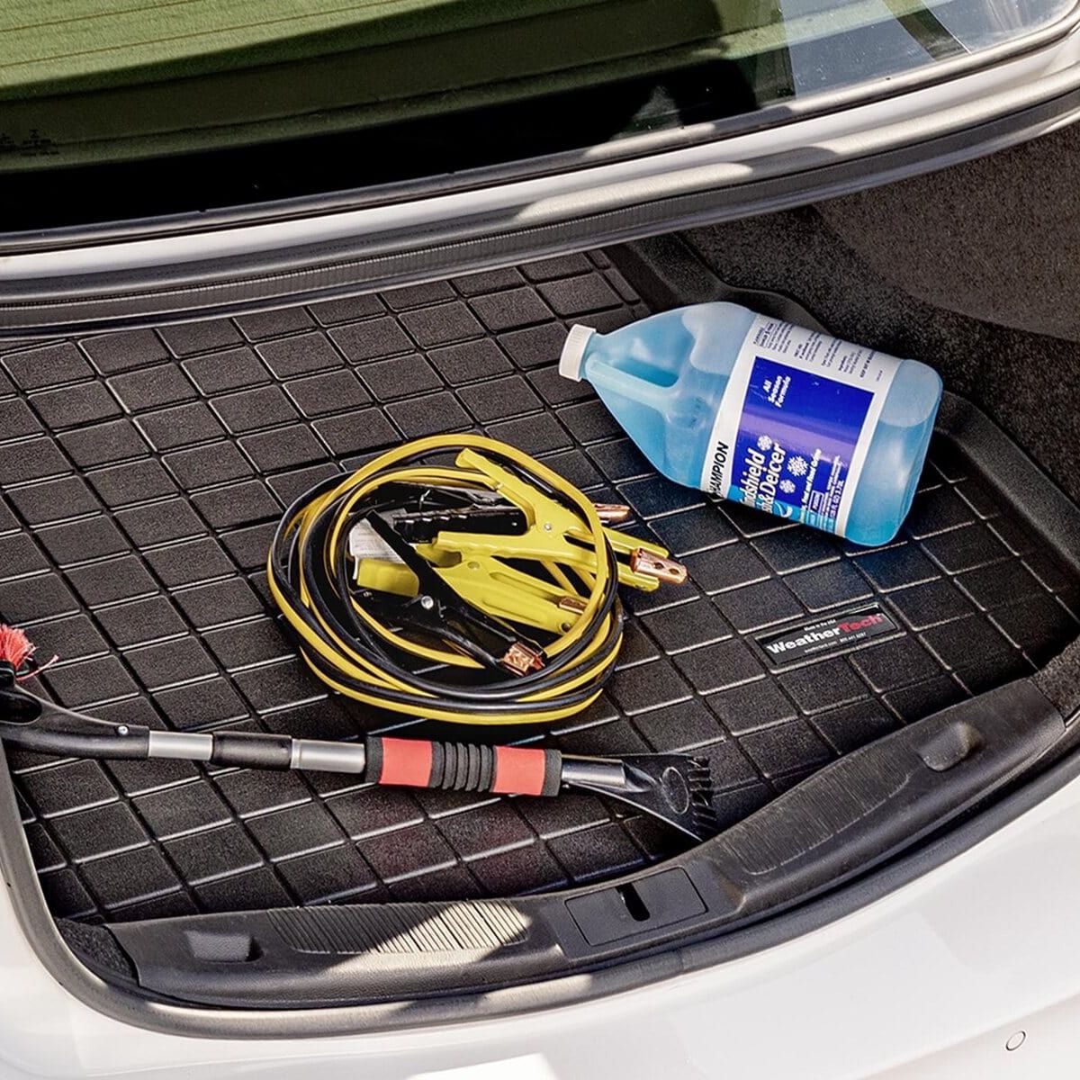 WeatherTech Tapis de Coffre Jeep Wrangler Unlimited 4 portes (2018-2023) Tapis de coffre arrière, protection solaire, tapis de sol pour voiture