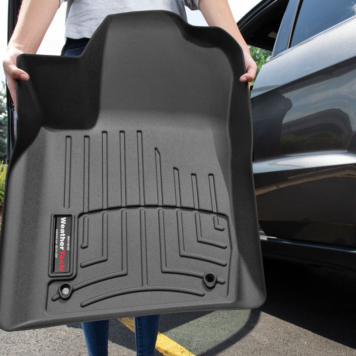 Tapis Voiture WeatherTech HP pour Subaru WRX (2013-2017) – Tapis Voiture pour la 2ème Rangée – Bac de coffre HP – Protection solaire pour voiture – Tapis Voiture pour voiture