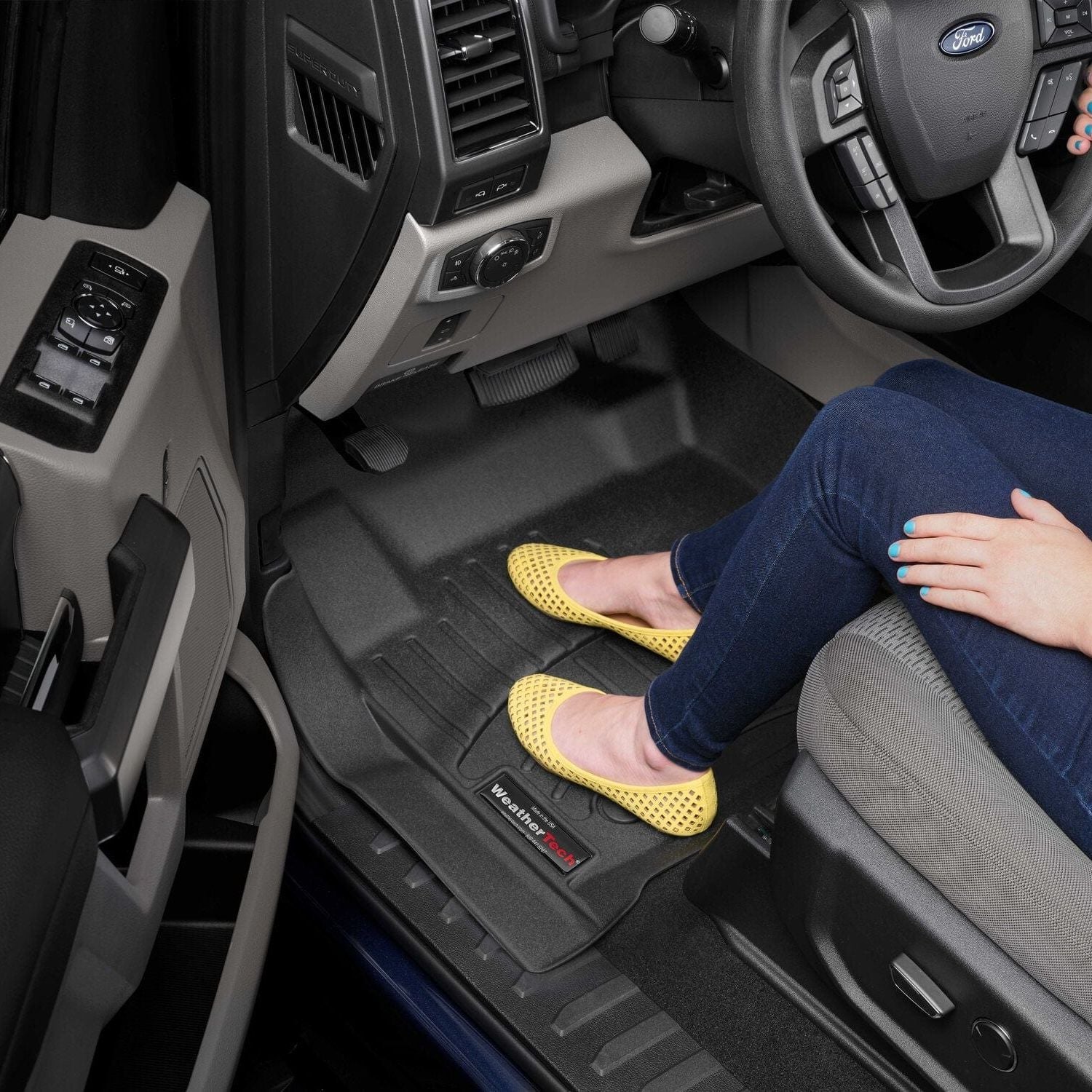 Tapis Voiture WeatherTech pour Lexus NX (2022-2024) : Tapis Voiture de la 1ère Rangée, bac de coffre, protection solaire, Tapis Voiture pour voiture