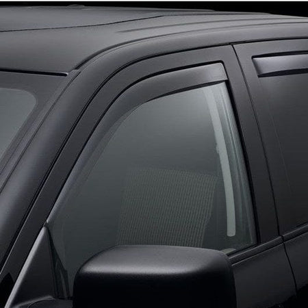 WeatherTech custom-fit Jeep Renegade Side Window Deflector Kit, with front and back window units.
