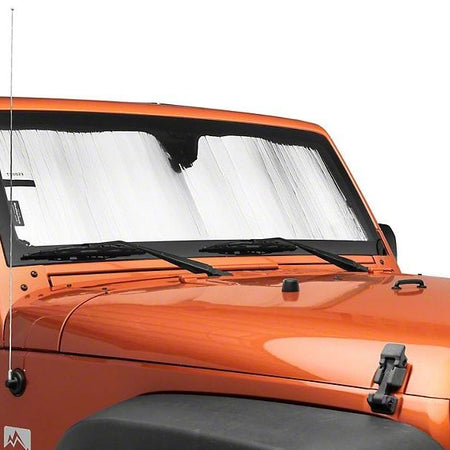 Pare-soleil Weathertech pour pare-brise Jeep Wrangler Unlimited (2018-2023) Pare-soleil pour bac de coffre, protection solaire pour voiture, tapis de sol pour voiture
