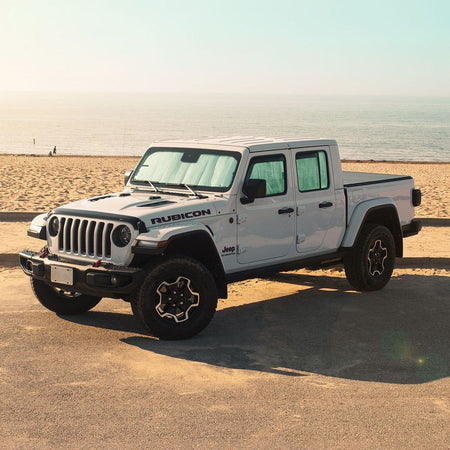Kit de pare-soleil Weathertech SunShades Allround pour Jeep Wrangler Unlimited (2018-2023) – Pare-soleil pour le coffre, protection solaire pour voiture, tapis de sol pour voiture