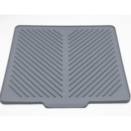 Dark Grey self-draining rubber sink top mat by WeatherTech
